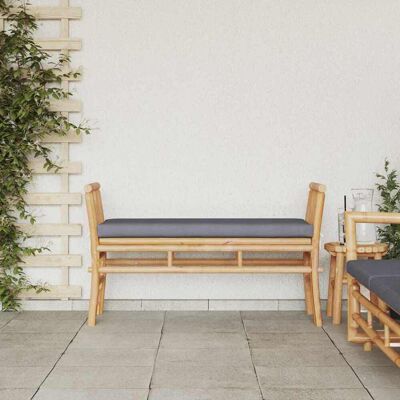 Vidaxl Tuinbank 110cm Duurzaam Bamboe Modern Ontwerp - Tuinbank Vidaxl Tuinbank 110cm Duurzaam Bamboe Modern Ontwerp - Tuinbank
