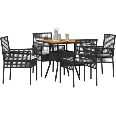 Vidaxl Tuin Eettafelset - 5-delig Modern Tuinmeubel Vidaxl Tuin Eettafelset - 5-delig Modern Tuinmeubel