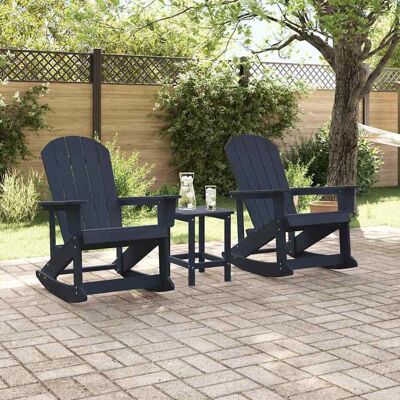 vidaXL Adirondack Schommeltjes 2 st Marineblauw HDPE vidaXL Adirondack Schommeltjes 2 st Marineblauw HDPE