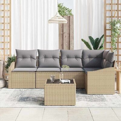 Vidaxl Tuinbank Set - Modern Ontwerp, Weerbestendig, Modulair Vidaxl Tuinbank Set - Modern Ontwerp, Weerbestendig, Modulair