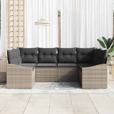 VidaXL Tuinbankset - Modulair, Weerbestendig, 6 Stuks VidaXL Tuinbankset - Modulair, Weerbestendig, 6 Stuks