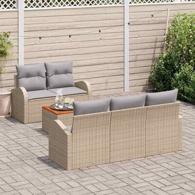 VidaXL Tuinbankenset 6-delig Moderne Buitenmeubelen VidaXL Tuinbankenset 6-delig Moderne Buitenmeubelen