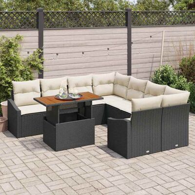Onbekend Model - Tuin Eethoek Set 9 Stuks Onbekend Model - Tuin Eethoek Set 9 Stuks