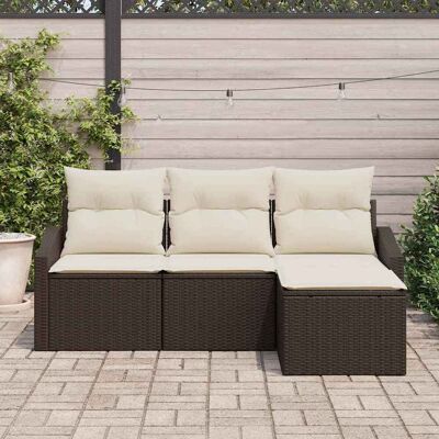 vidaXL Tuinbank Set Bruin Modulaire - Tuinmeubelen vidaXL Tuinbank Set Bruin Modulaire - Tuinmeubelen