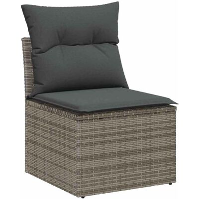 Modulair Tuinbank Rattan Set 8-delig - Tuinmeubelen Modulair Tuinbank Rattan Set 8-delig - Tuinmeubelen