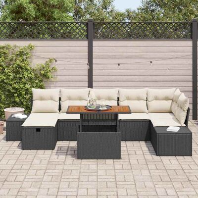 Vidaxl Tuinbankset 8 Stuks met Kussens - Tuinmeubilair Vidaxl Tuinbankset 8 Stuks met Kussens - Tuinmeubilair