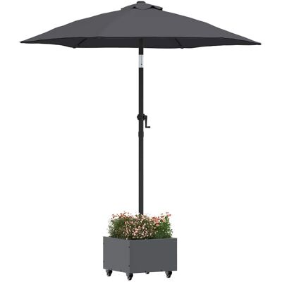 vidaXL Parasolvoet 11.75 kg Antraciet Staal Vierkant vidaXL Parasolvoet 11.75 kg Antraciet Staal Vierkant