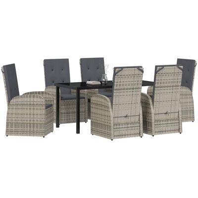 GENERIC - GFR77 - Grijs PolyRattan - Tuinmeubelset GENERIC - GFR77 - Grijs PolyRattan - Tuinmeubelset