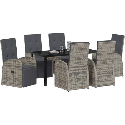 Generic - 7pc - Grijs - Rechthoekig - Garden furniture set Generic - 7pc - Grijs - Rechthoekig - Garden furniture set