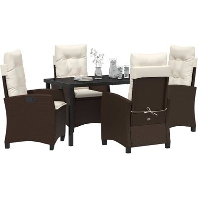 Generic - Outdoor Dining Set 5P - Bruin - Garden Dining Set Generic - Outdoor Dining Set 5P - Bruin - Garden Dining Set
