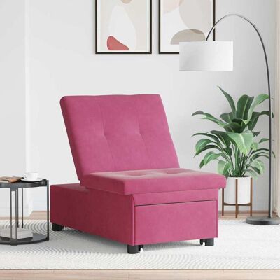 vidaXL Slaapbank Wijnrood 194 x 67 x 82 cm Fluweel vidaXL Slaapbank Wijnrood 194 x 67 x 82 cm Fluweel
