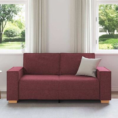 vidaXL 2-zitsbank Wijnrood 180x78x84 cm Stof vidaXL 2-zitsbank Wijnrood 180x78x84 cm Stof
