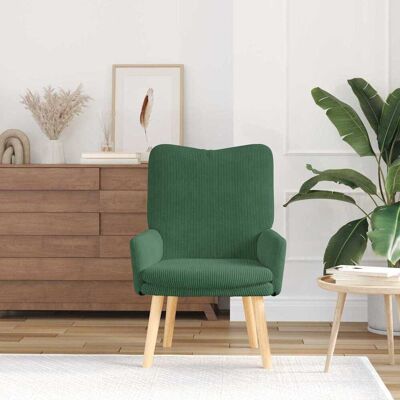 Vidaxl Selva Verde Velvet Armchair Vidaxl Selva Verde Velvet Armchair