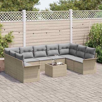 Vidaxl Tuinbanken Set - 10-delig Modular Buitenmeubilair Vidaxl Tuinbanken Set - 10-delig Modular Buitenmeubilair