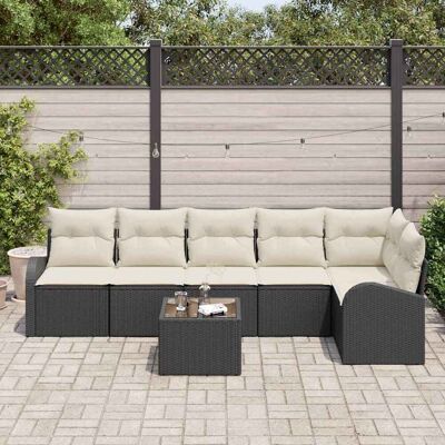 Vidaxl Tuinbank Set - Modulaire, Weerbestendig, 6 Zitplaatsen Vidaxl Tuinbank Set - Modulaire, Weerbestendig, 6 Zitplaatsen