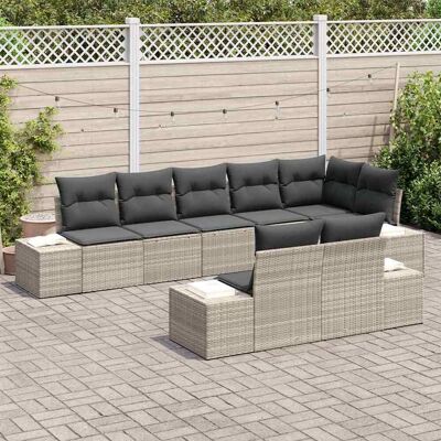 vidaXL Tuinbankset 8-delig - Tuinmeubelen vidaXL Tuinbankset 8-delig - Tuinmeubelen