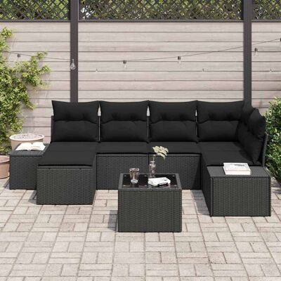 VidaXL Beige 7-delige Tuinbankset - Tuinbank Set VidaXL Beige 7-delige Tuinbankset - Tuinbank Set