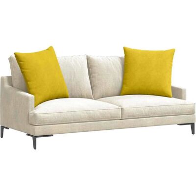 vidaXL Sofa Kussens 2 st Katoen Stof Geel 60 x 60 cm vidaXL Sofa Kussens 2 st Katoen Stof Geel 60 x 60 cm