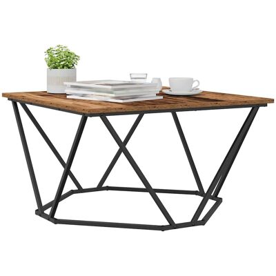 Vidaxl Houten Rustieke Salontafel - Bijzettafel Vidaxl Houten Rustieke Salontafel - Bijzettafel