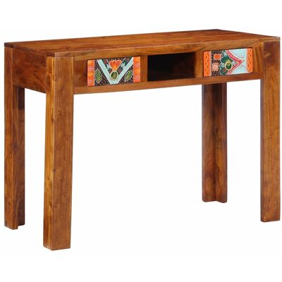 Vidaxl Houten Bureau - Rustiek van Massief Akaziahout - 100x50x75 cm - Bureau Vidaxl Houten Bureau - Rustiek van Massief Akaziahout - 100x50x75 cm - Bureau