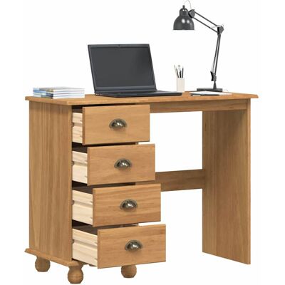 Vidaxl - Bureaulamp 'askim' met Laden 95x40x75 cm Massief dennenhout Vidaxl - Bureaulamp 'askim' met Laden 95x40x75 cm Massief dennenhout