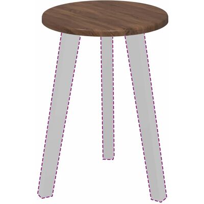 vidaXL Tafelblad Ø 30 x 1,5 cm Rond Bewerkt hout Bruin eiken vidaXL Tafelblad Ø 30 x 1,5 cm Rond Bewerkt hout Bruin eiken