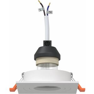 VidaXL Wit Vierkante 24 stuks GU10 LED-spots - Verlichting VidaXL Wit Vierkante 24 stuks GU10 LED-spots - Verlichting