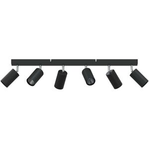 vidaXL Plafondspot met schijnwerpers Zwart 73 x 6 x 16 cm Metaal vidaXL Plafondspot met schijnwerpers Zwart 73 x 6 x 16 cm Metaal