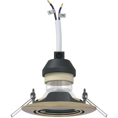 vidaXL Messing 24 LED Inbouwverlichting - Inbouw LED Verlichting vidaXL Messing 24 LED Inbouwverlichting - Inbouw LED Verlichting