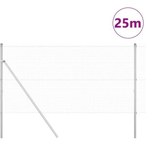 vidaXL 13 Palen 1.2x25 m Gegalvaniseerd Stalen Omheining vidaXL 13 Palen 1.2x25 m Gegalvaniseerd Stalen Omheining