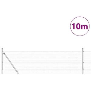 vidaXL Omheining 7 Palen 0.6x10 m Gegalvaniseerd Staal Modern Buiten vidaXL Omheining 7 Palen 0.6x10 m Gegalvaniseerd Staal Modern Buiten