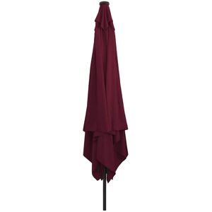 VidaXL Vierkantige Tuinparasol met LED-verlichting VidaXL Vierkantige Tuinparasol met LED-verlichting