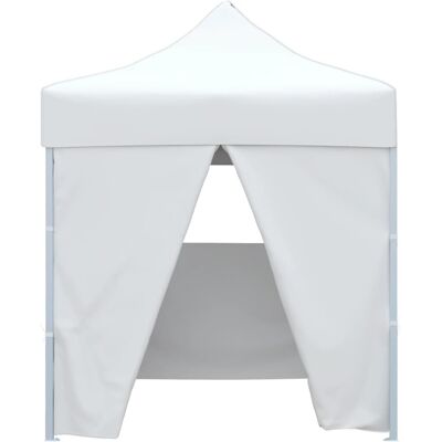 vidaXL Professionele opvouwbare Partytent met 4 Zijwanden 2×2m Staal Wit vidaXL Professionele opvouwbare Partytent met 4 Zijwanden 2×2m Staal Wit