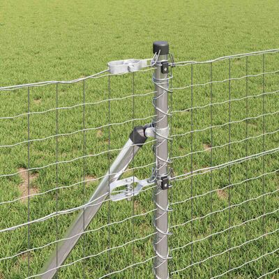 Gegalvaniseerde Stalen Omheiningspaal - 26 stuks Ø32 mm 100 cm Gegalvaniseerde Stalen Omheiningspaal - 26 stuks Ø32 mm 100 cm
