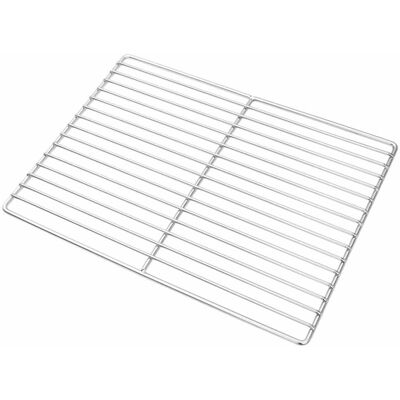VIDAXL Draagbare roestvrijstalen BBQ Grill 40x30cm - Buiten kookapparatuur VIDAXL Draagbare roestvrijstalen BBQ Grill 40x30cm - Buiten kookapparatuur