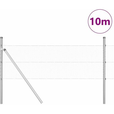 vidaXL Hexagonale Fence Grondfixatie 10 x 0,4 m Gegalvaniseerd staal vidaXL Hexagonale Fence Grondfixatie 10 x 0,4 m Gegalvaniseerd staal