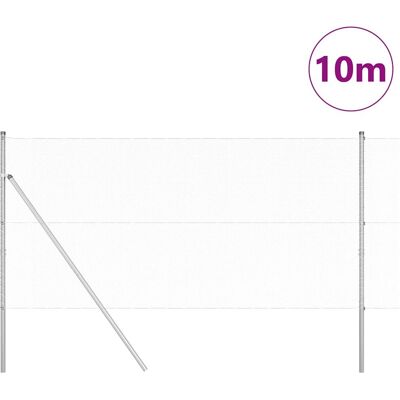 vidaXL Hexagonale Fence Grondfixatie 10 x 1,4 m Gegalvaniseerd staal vidaXL Hexagonale Fence Grondfixatie 10 x 1,4 m Gegalvaniseerd staal