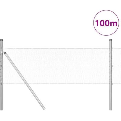 vidaXL Hexagonale Fence Grondfixatie 100 x 0,4 m Gegalvaniseerd staal vidaXL Hexagonale Fence Grondfixatie 100 x 0,4 m Gegalvaniseerd staal
