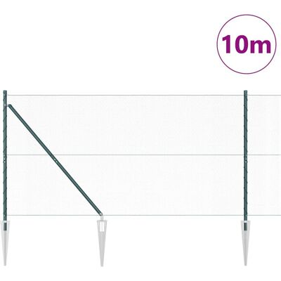 vidaXL Hexagonale Schutting met Palen 10 x 1,4 m PVC-Coated Staal Mesh vidaXL Hexagonale Schutting met Palen 10 x 1,4 m PVC-Coated Staal Mesh