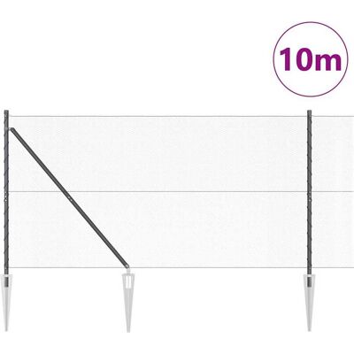 vidaXL Hexagonale Schutting met Palen 10 x 1,4 m PVC-Coated Staal Mesh vidaXL Hexagonale Schutting met Palen 10 x 1,4 m PVC-Coated Staal Mesh