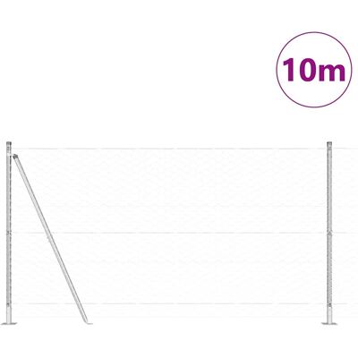 vidaXL Hexagonale omheining met betonnen basis 10 x 1,2 m Mesh vidaXL Hexagonale omheining met betonnen basis 10 x 1,2 m Mesh