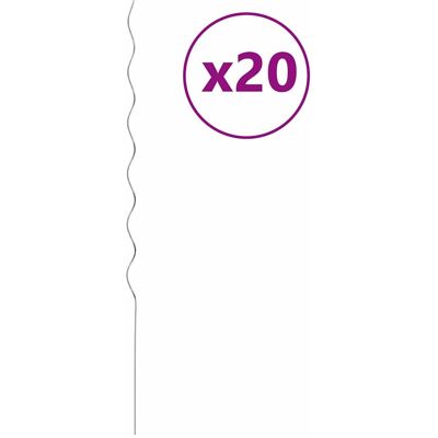 vidaXL Tuinplantensteun - 150 cm - Zilver - Modern Ontwerp vidaXL Tuinplantensteun - 150 cm - Zilver - Modern Ontwerp