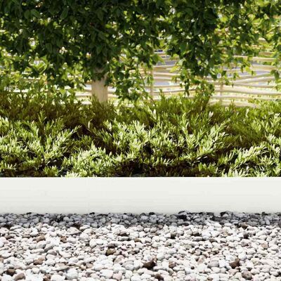 vidaXL Witte Kunststof 100 x 0.5 x 20 cm Duurzame Tuinomheining vidaXL Witte Kunststof 100 x 0.5 x 20 cm Duurzame Tuinomheining