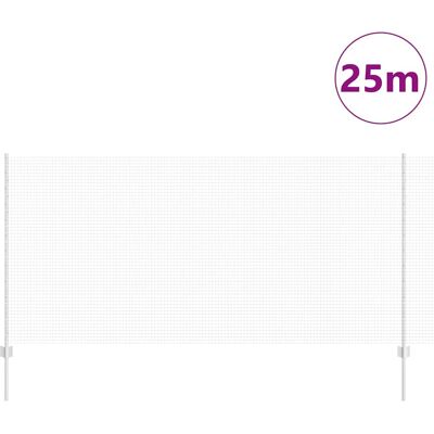 vidaXL Geëmailleerde stalen draadgaashek 1.2x25m - Hek vidaXL Geëmailleerde stalen draadgaashek 1.2x25m - Hek
