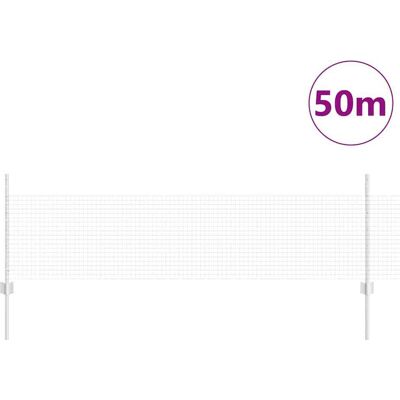 vidaXL Gegalvaniseerd Stalen Gelast Draadhek 0,5x50 m - Omheining vidaXL Gegalvaniseerd Stalen Gelast Draadhek 0,5x50 m - Omheining