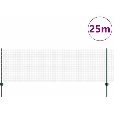 vidaXL Tuinhek 0.8x25 m Groen - Tuinhek vidaXL Tuinhek 0.8x25 m Groen - Tuinhek