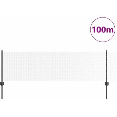 Vidaxl Metaal Omheining - 44 Palen, Grijs 0.6x100m - Tuin & Eigendom Vidaxl Metaal Omheining - 44 Palen, Grijs 0.6x100m - Tuin & Eigendom
