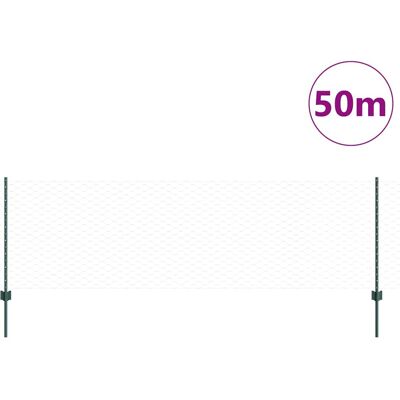 vidaXL Tuinhek 3 Panelen Hexagonaal Groen UV Bestendig Duurzaam Metaal - Tuinhek vidaXL Tuinhek 3 Panelen Hexagonaal Groen UV Bestendig Duurzaam Metaal - Tuinhek