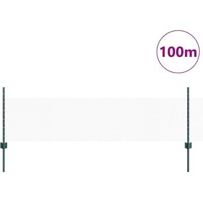 Vidaxl Groene Metalen Omheining 11 st U-Channel 60 cm - Omheining Vidaxl Groene Metalen Omheining 11 st U-Channel 60 cm - Omheining