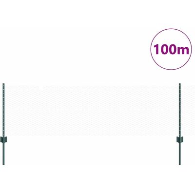 vidaXL Tuinhek U-Channel 60cm Zeskant 0.6x100m - Tuinhek vidaXL Tuinhek U-Channel 60cm Zeskant 0.6x100m - Tuinhek